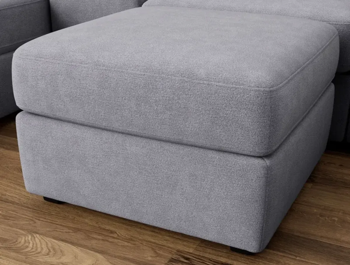 Modular One Bumper Ottoman in Granite