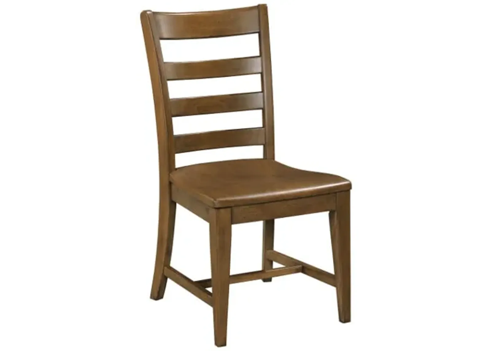 Kincaid Kafe Ladderback Side Chair Wood Seat