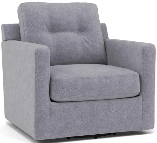 Drew & Jonathan Home Modular One Swivel Chair in Granite