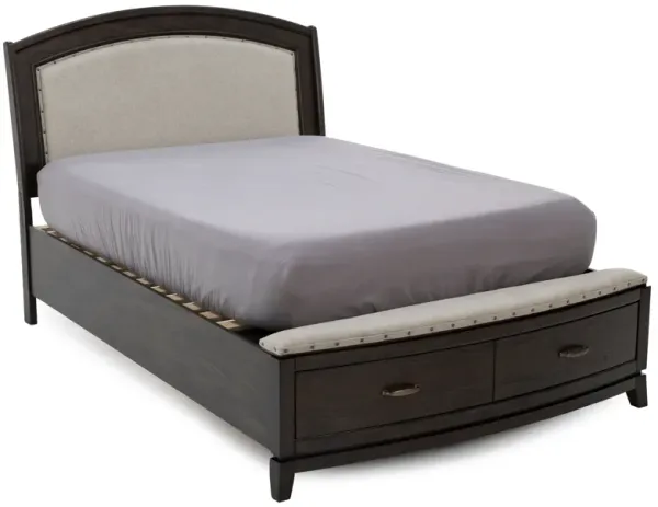 Brennan King Storage Bed In Coffee Bean