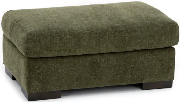 Drew & Jonathan Home Melbourne Ottoman in Olive