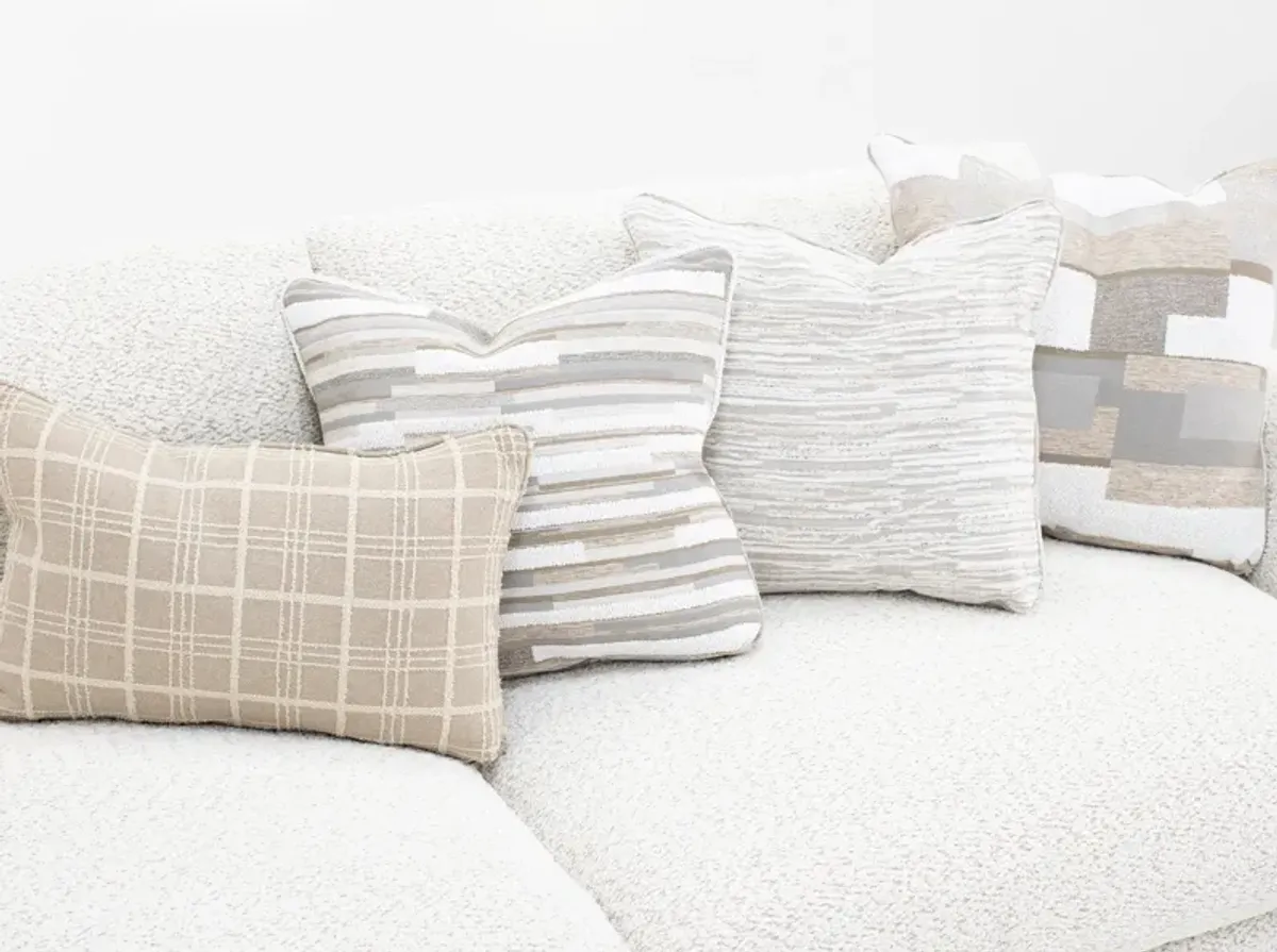Montecito 3-Pc. Sectional With Ottoman in River Rock