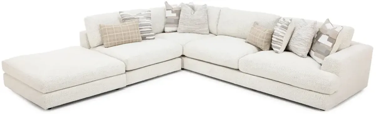 Montecito 3-Pc. Sectional With Ottoman in River Rock