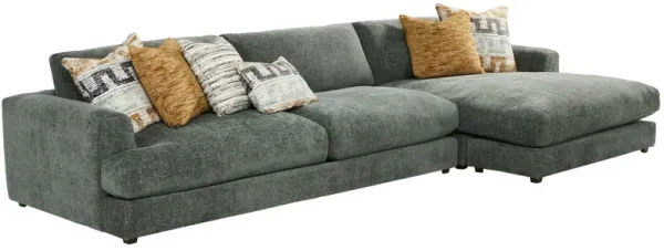 Montecito 2-Pc. Chaise Sofa in Charcoal