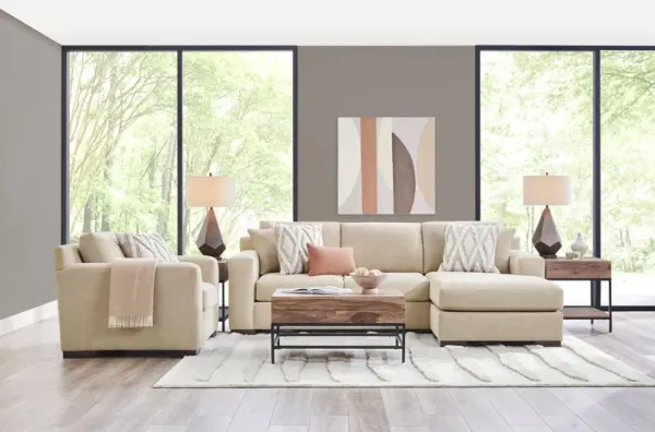 Melbourne Reversible Chaise Sofa in Cashew