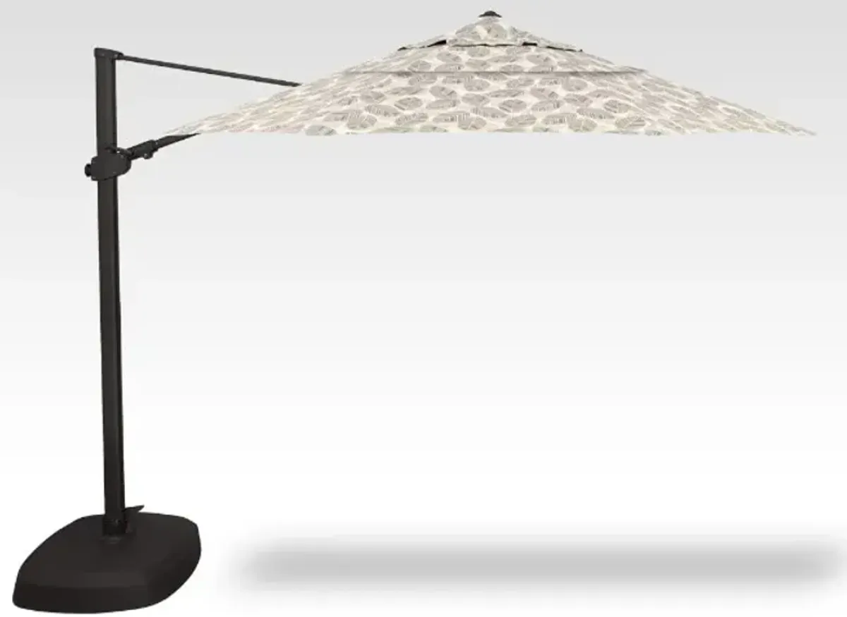 2-Pc 11' Cantilever Arbor Smoke Umbrella