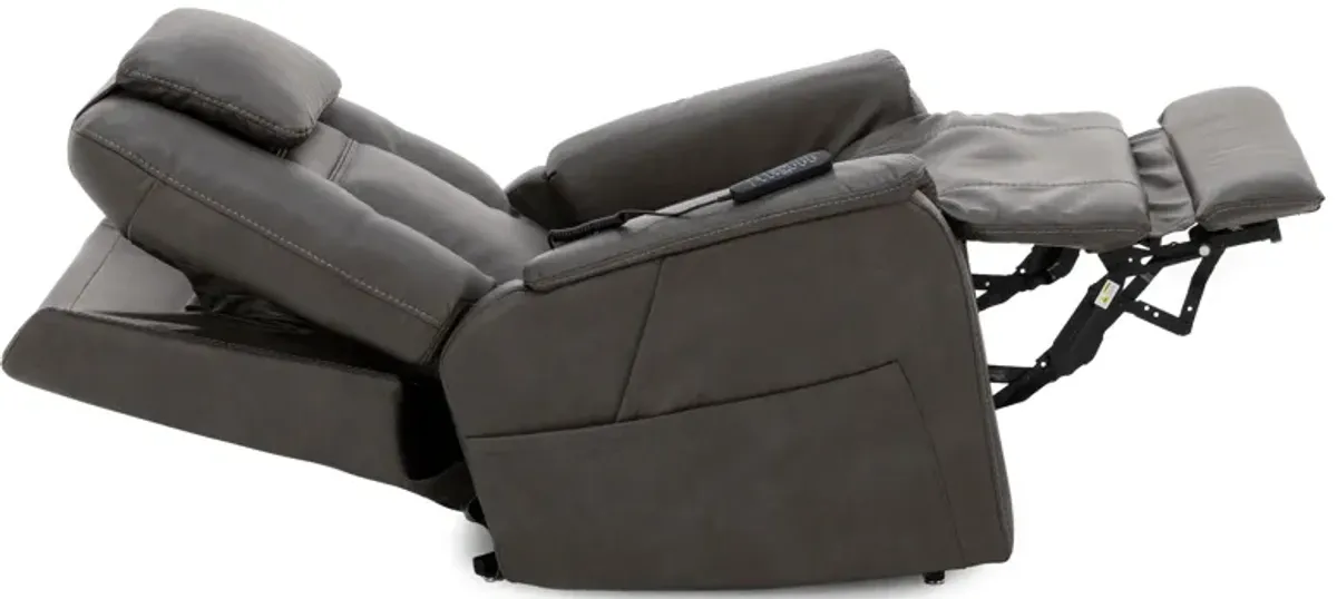 Flexsteel Zecliner Model 3 Fully Loaded Lift Chair With Heat And Massage in Smoke