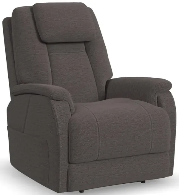 Flexsteel Zecliner Model 3 Fully Loaded Rocker Recliner With Heat And Massage in Umber
