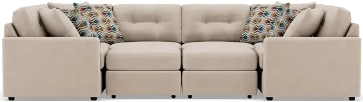 Modular One 10-Pc. Sectional in Stone