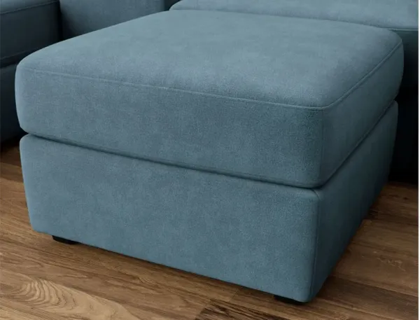 Drew & Jonathan Home Modular One Bumper Ottoman in Teal