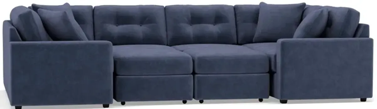 Drew & Jonathan Home Modular One 8-Pc. Sectional in Navy