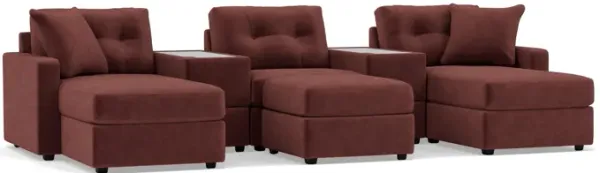 Drew & Jonathan Home Modular One 6-Pc. Home Theater in Merlot