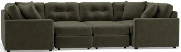 Drew & Jonathan Home Modular One 8-Pc. Sectional in Moss