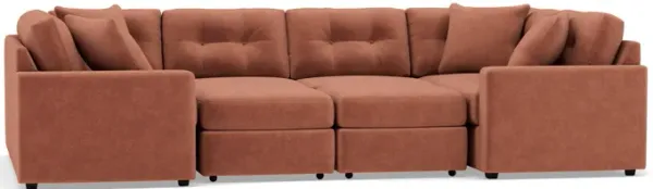 Drew & Jonathan Home Modular One 8-Pc. Sectional in Cantaloupe