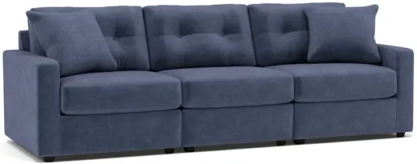 Drew & Jonathan Home Modular One 3-Pc Sofa in Navy