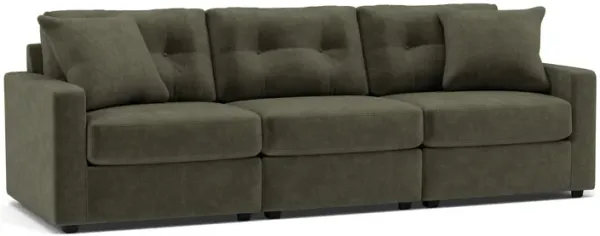 Drew & Jonathan Home Modular One 3-Pc Sofa in Moss