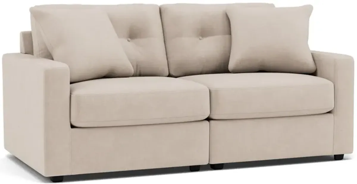 Drew & Jonathan Home Modular One 2-Pc. Loveseat in Stone