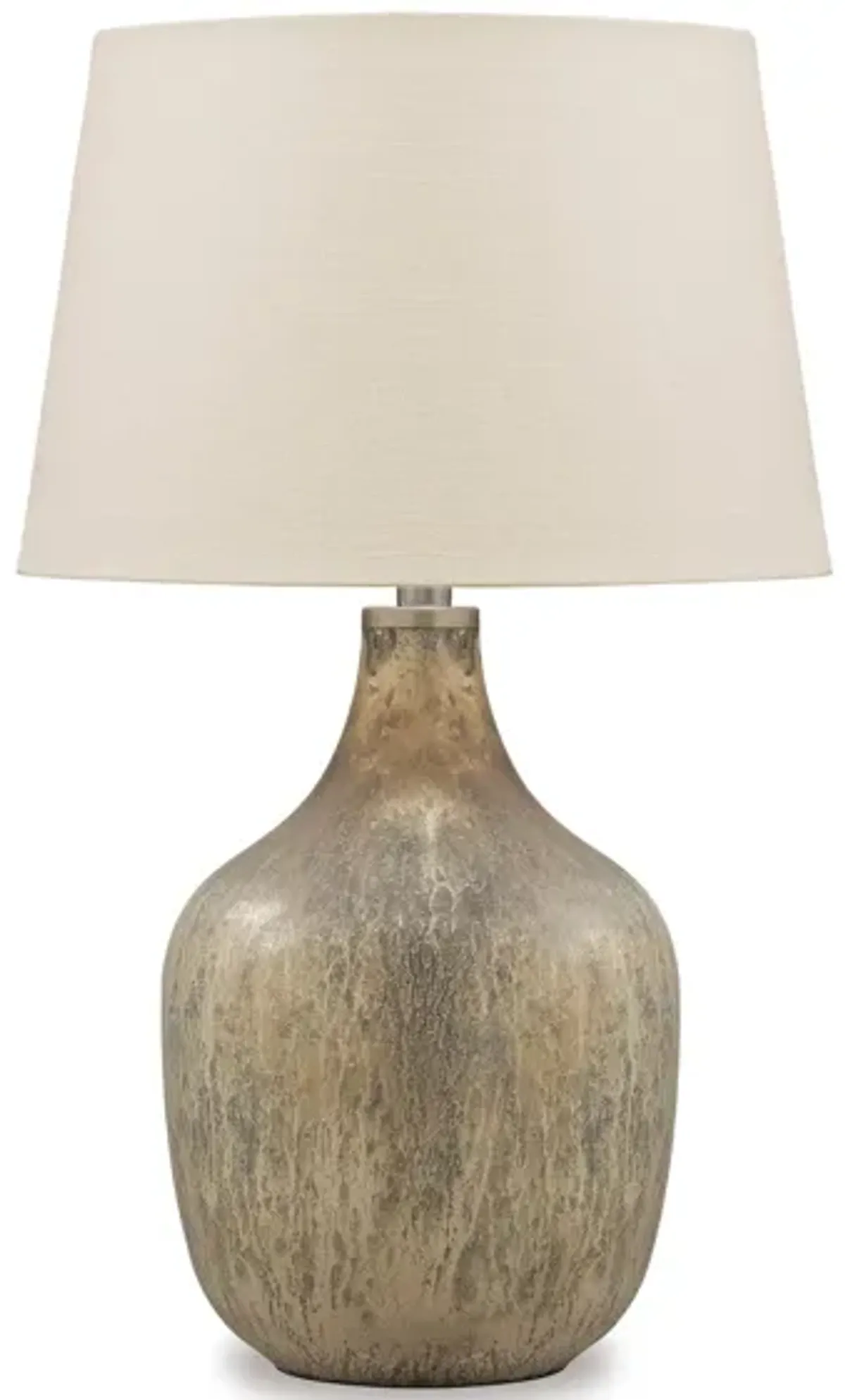 Gold Mercury Glass Table Lamp 27.75"H