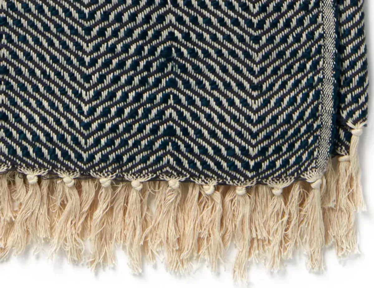 Blue Throw 50"W x 60"L