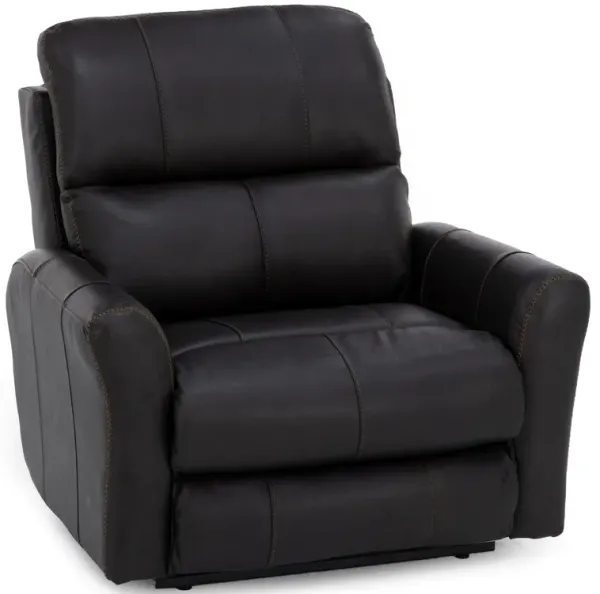 Freida Leather Power Headrest Zero Gravity Recliner in Coffee