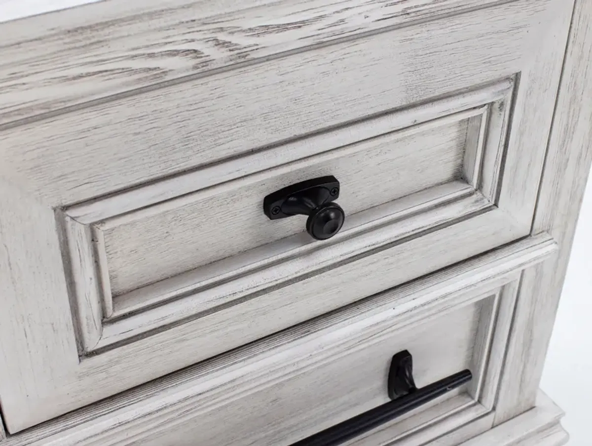 Hampton Nightstand In Dover White