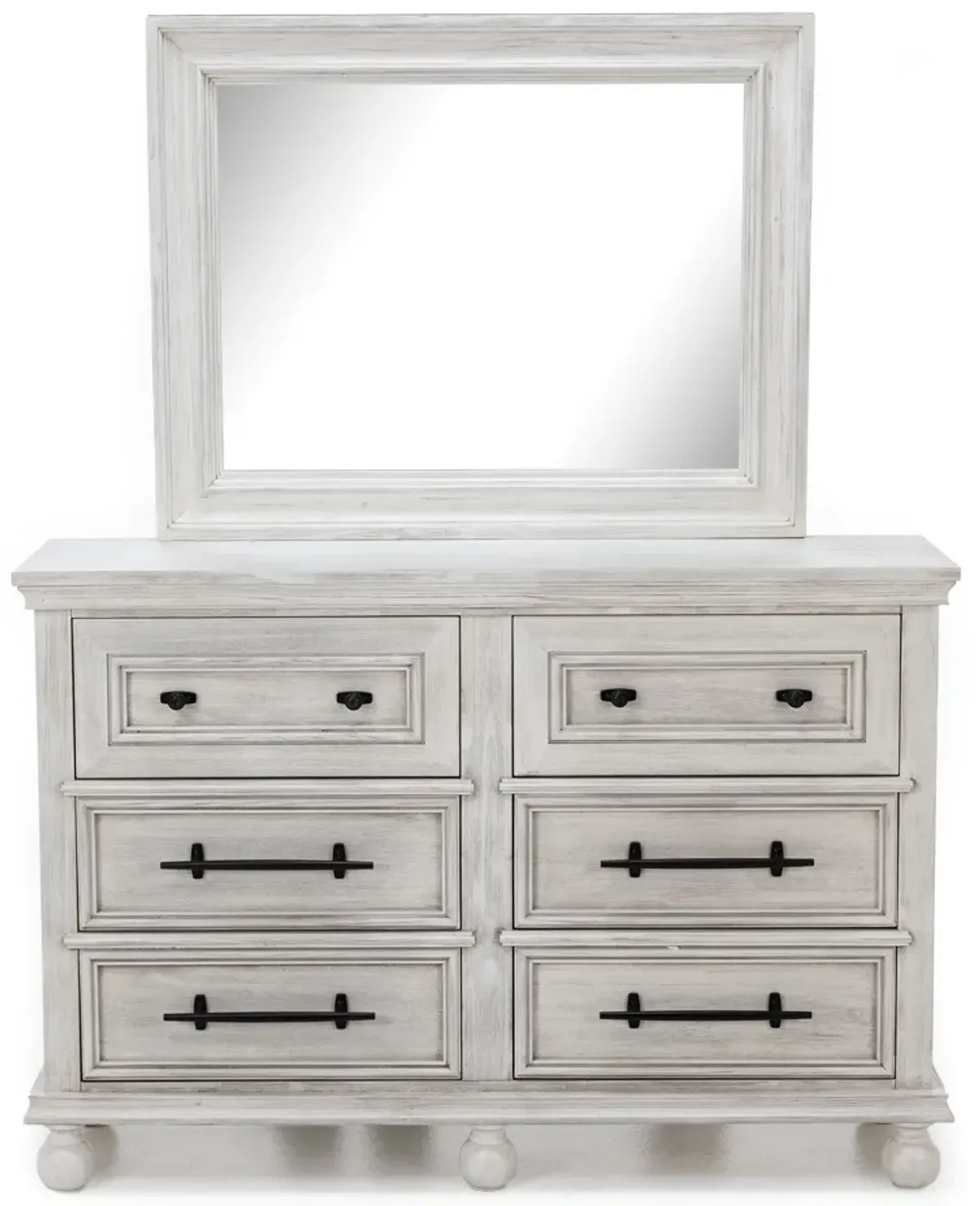 Hampton Mirror In Dover White