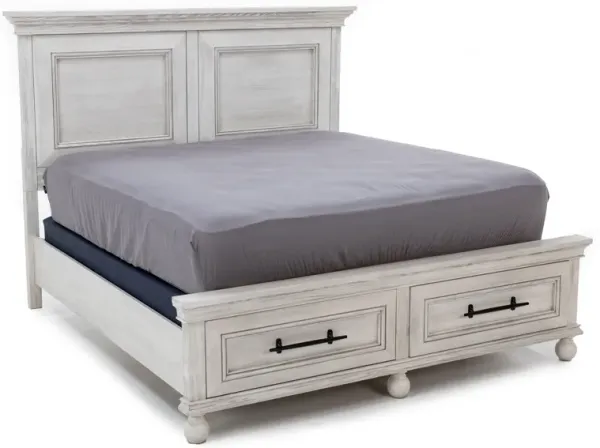 Hampton King Panel Storage Bed