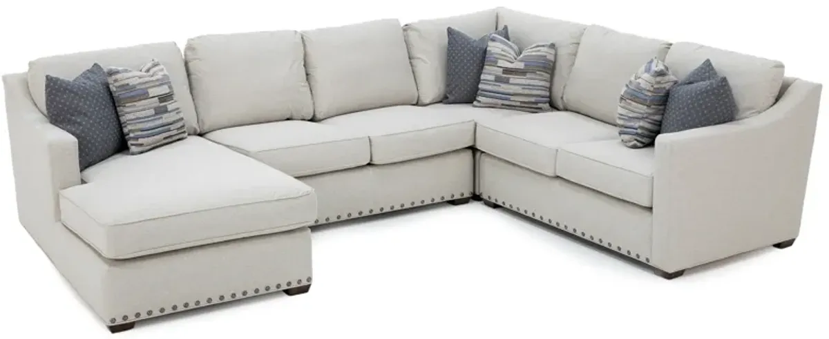 Flexsteel Milo 4-Pc. Sectional In Beach In Left-Facing