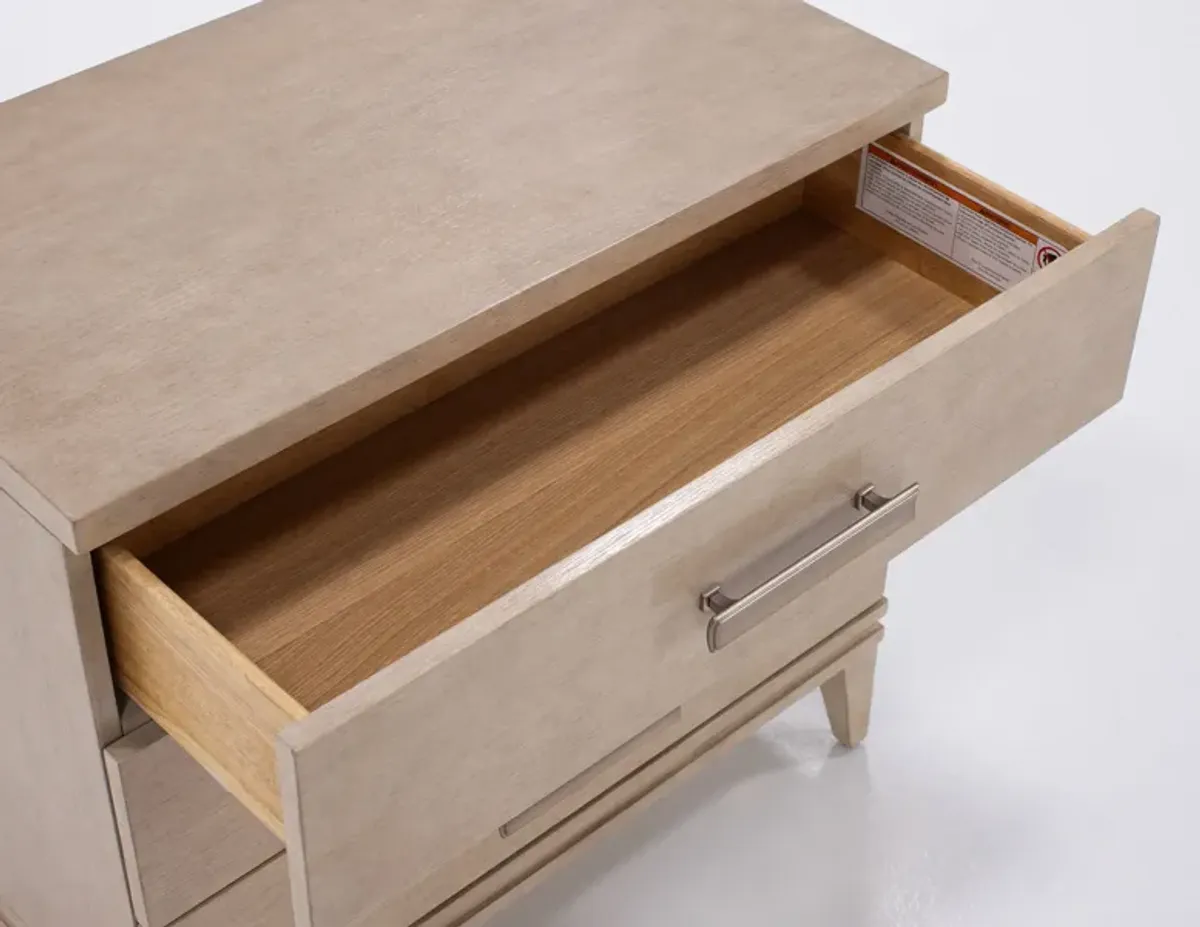 Westwood Three Drawer Nightstand