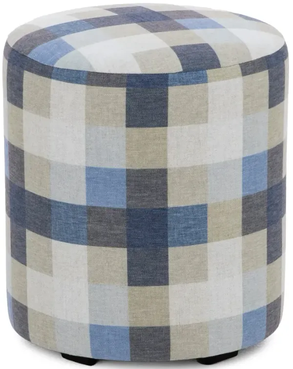 Flexsteel Milo Pouf Ottoman in Denim