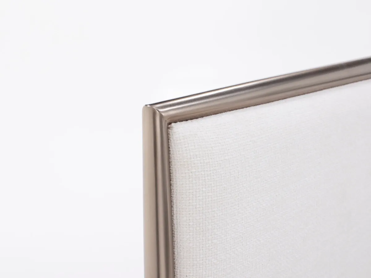 Westwood King Upholstered Metal Bed