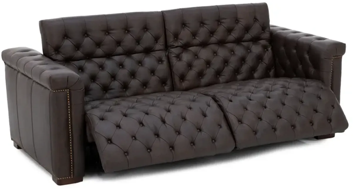 Winchester Leather Power Headrest Wall Saver Reclining Sofa