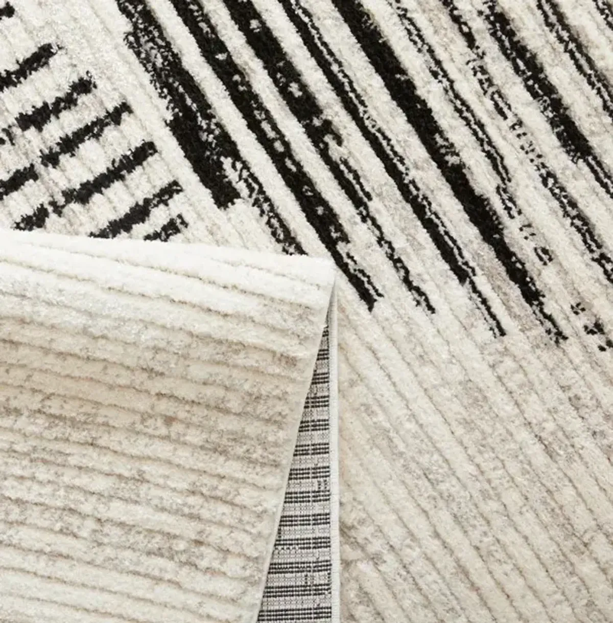 Etros Malva Cream/Charcoal Circles Area Rug 7'10"W x 9'10"L