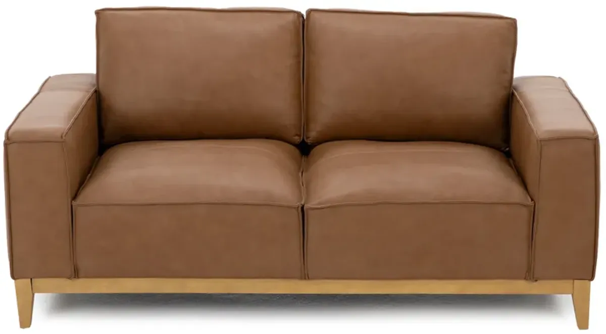 Eloise Leather Loveseat