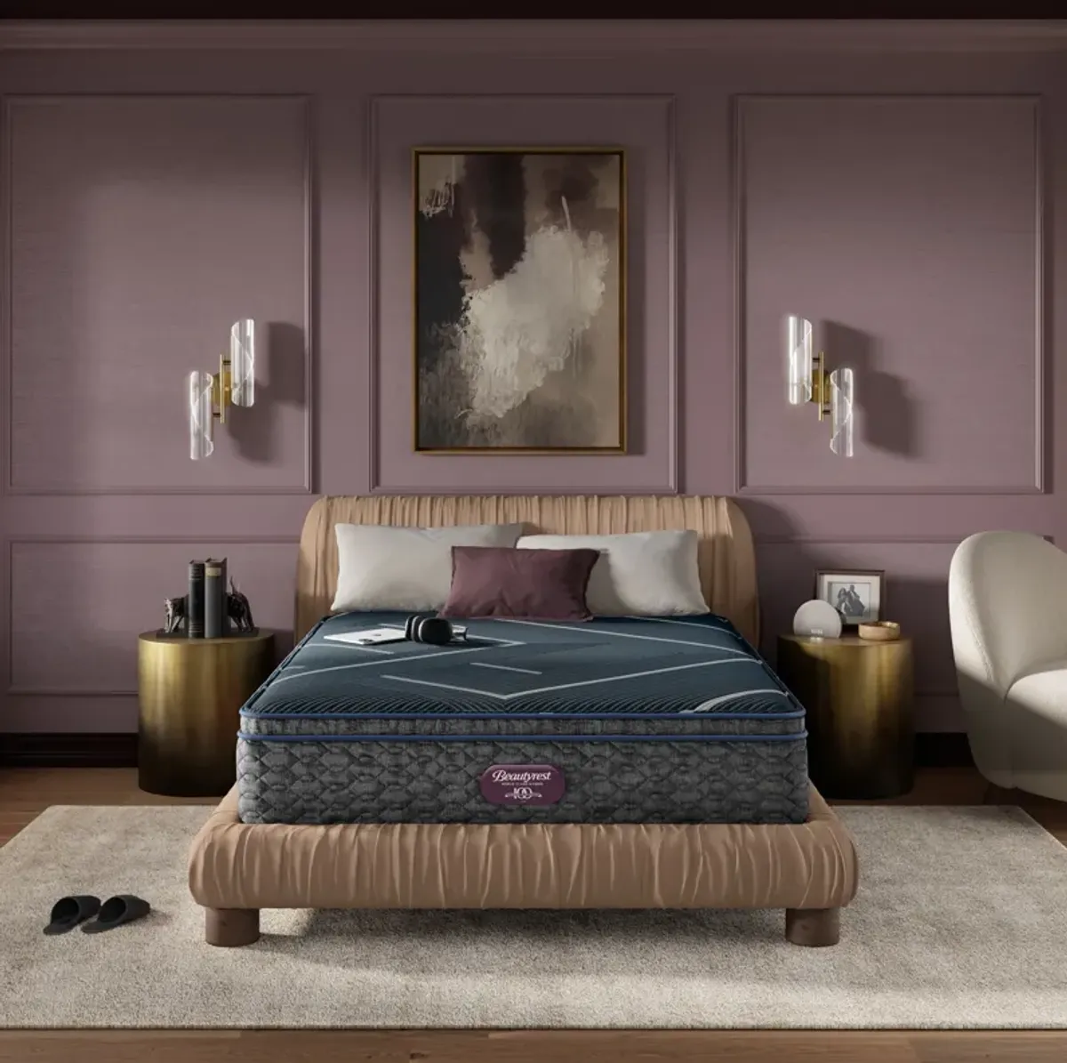 Beautyrest World Class 4 Hybrid Medium Apex Top King Mattress