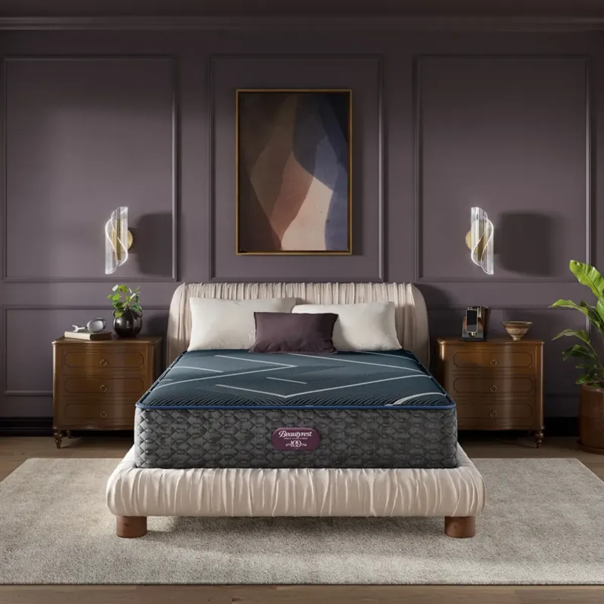 Beautyrest World Class 4 Hybrid Plush Queen Mattress