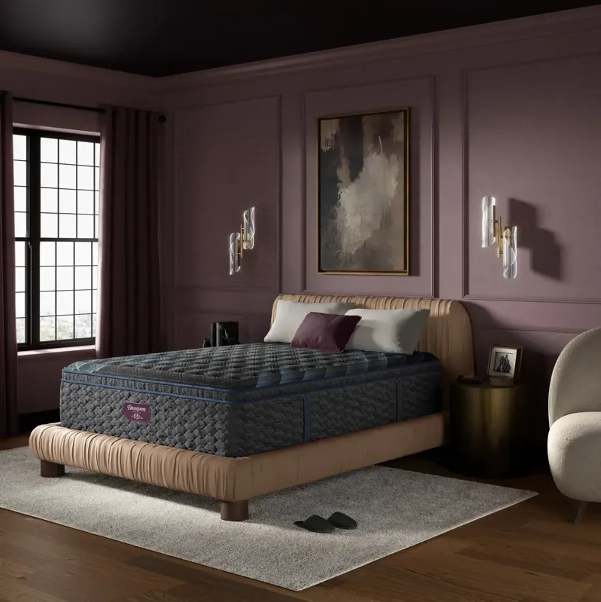 Beautyrest World Class 4 Firm Pillow Top Full Mattress