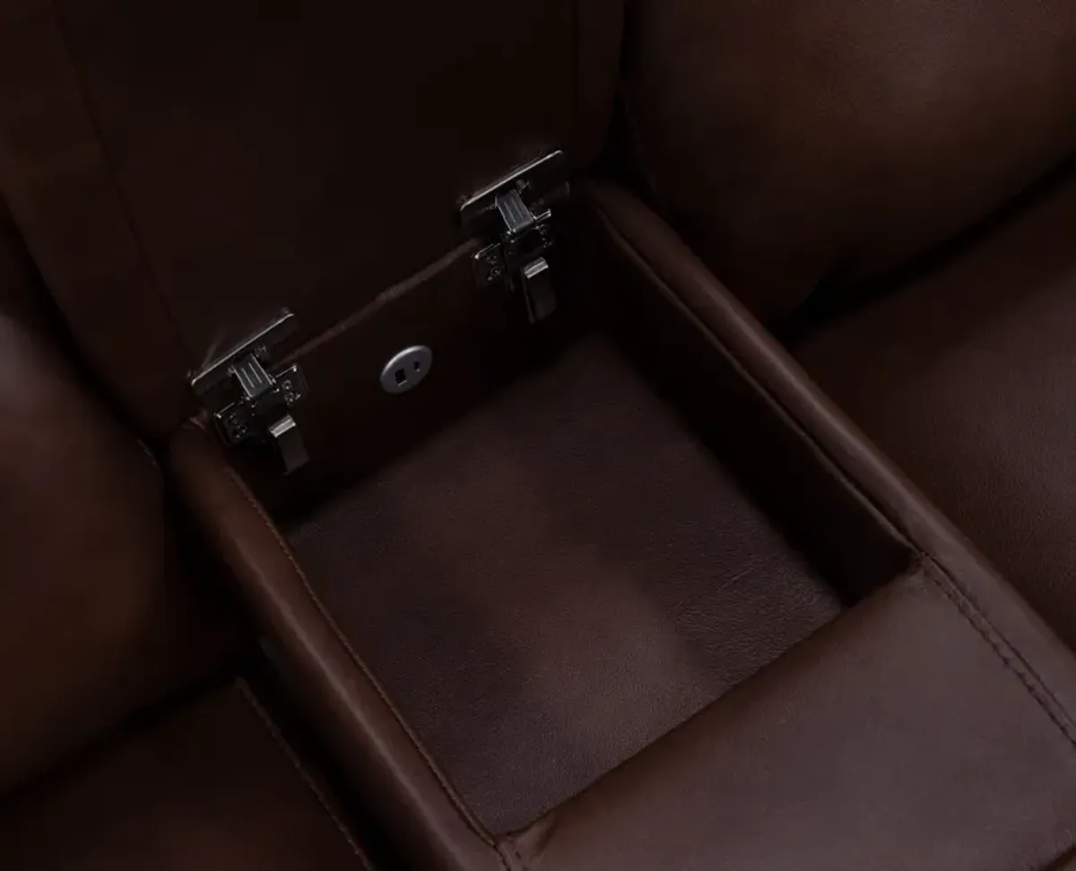 Teller 6-Pc. Leather Fully Loaded Zero Gravity Reclining Modular In Wood Right-Facing In New Berlin/