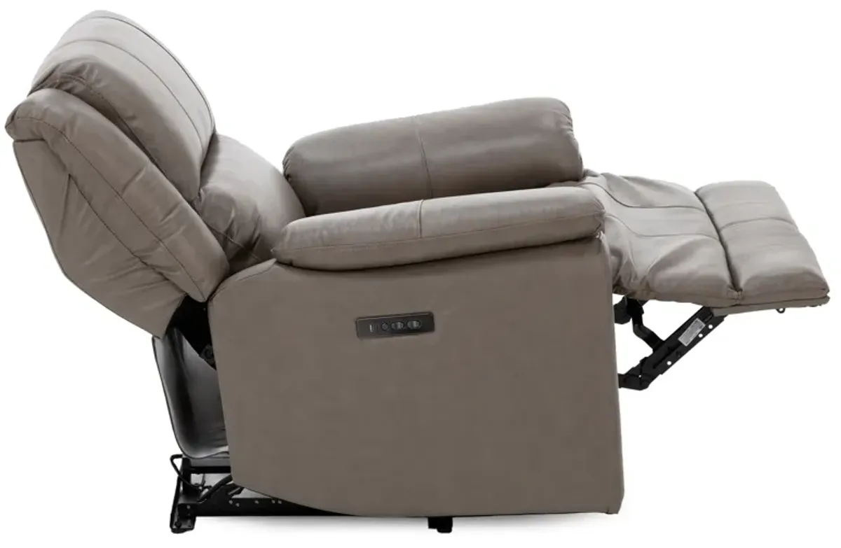 Anderson Leather Power Headrest Recliner