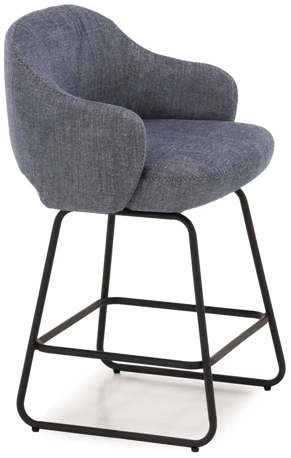 Asher 26" Swivel Counter Upholstered Stool