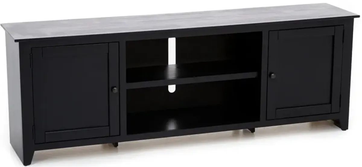 Essentials Black 80" Console