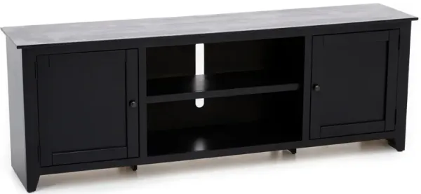 Essentials Black 80" Console