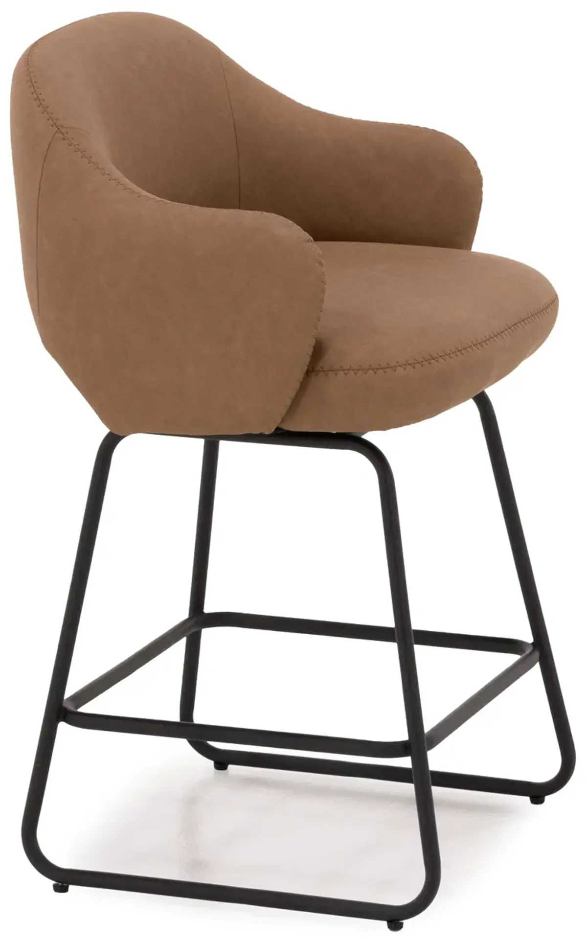 Asher 26" Swivel Counter Upholstered Stool