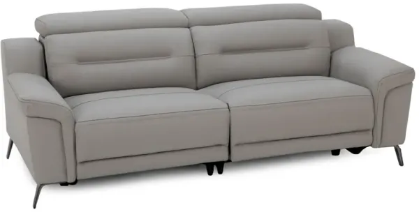 Helio 2-Pc. Leather Power Headrest Reclining Loveseat