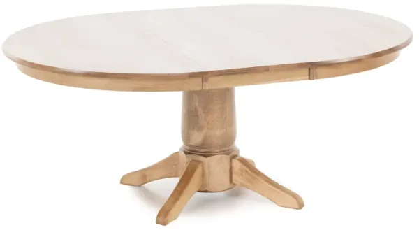 Gascho Riley 54-72" Round To Oval Dining Table In Tan M11