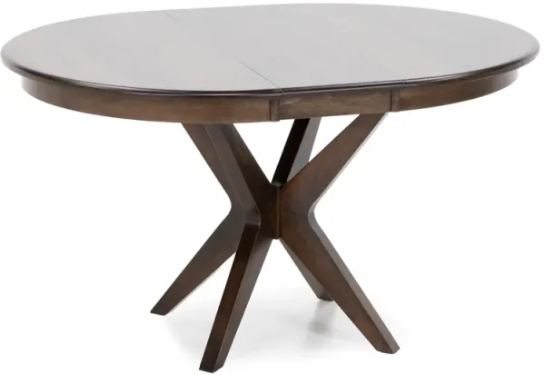 Gascho Warren 42-54" Round To Oval Dining Table In Walnut M20