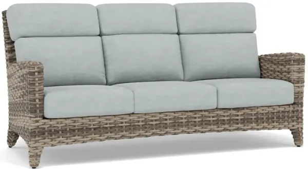 Grand Stafford Sofa in Husk with Play Sage Cushion