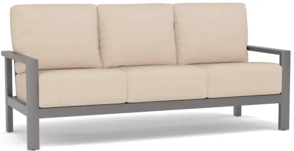 Elements Umber/Canvas Heather Beige Sofa