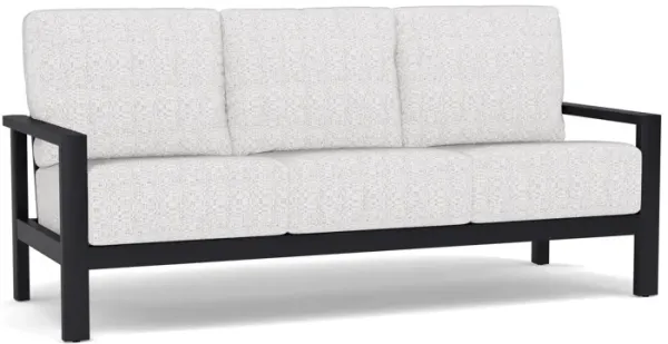 Elements Onyx/Linen Silver Sofa