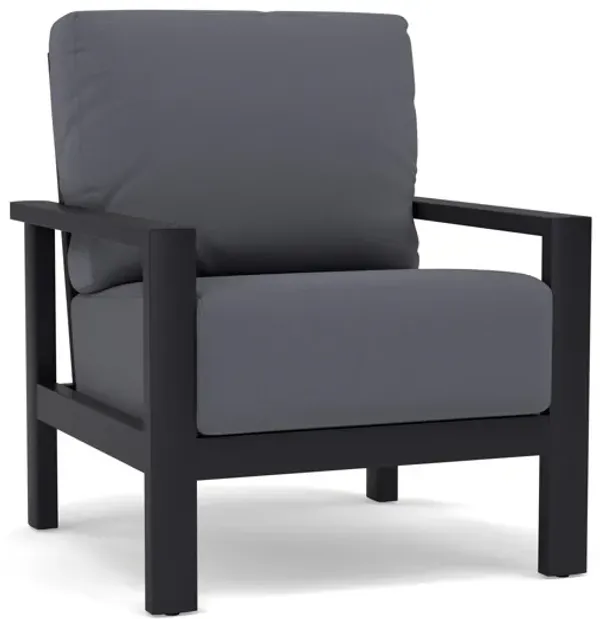 Elements Onyx/Canvas Coal Chat Chair